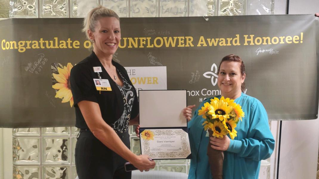 The Second Quart 2023 Sunflower Award Honoree is Dani Vanriper