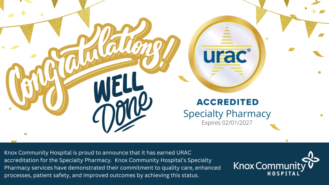 URAC Accredited Specialty Pharmacy 