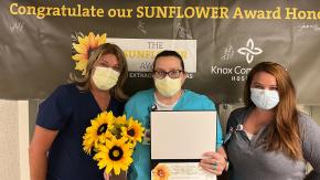 Sunflower Award for PCA Heidi Bunn!