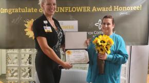 Sunflower Award for PCA Dani Vanriper!
